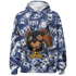 Midnight Navy 5s Hoodie Match Money Motive BER 3D All-Over Print - NastyJamz