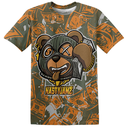 Olive 5s T Shirt Match Money Motive BER 3D All-Over Print - NastyJamz