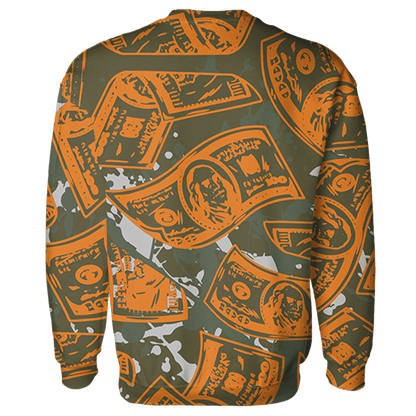 Olive 5s Sweatshirt Match Money Motive BER 3D All-Over Print - NastyJamz