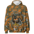 Olive 5s Hoodie Match Money Motive BER 3D All-Over Print - NastyJamz