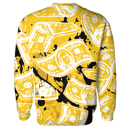 Yellow Ochre 6s Sweatshirt Match Money Motive BER 3D All-Over Print - NastyJamz