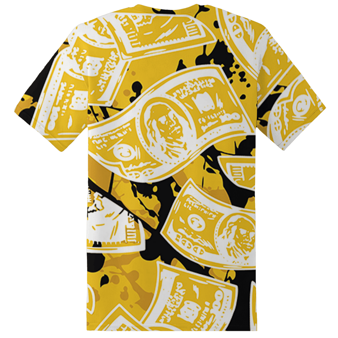 Yellow Ochre 6s T Shirt Match Money Motive BER 3D All-Over Print - NastyJamz
