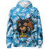 Powder Blue 9s Hoodie Match Money Motive BER 3D All-Over Print - NastyJamz