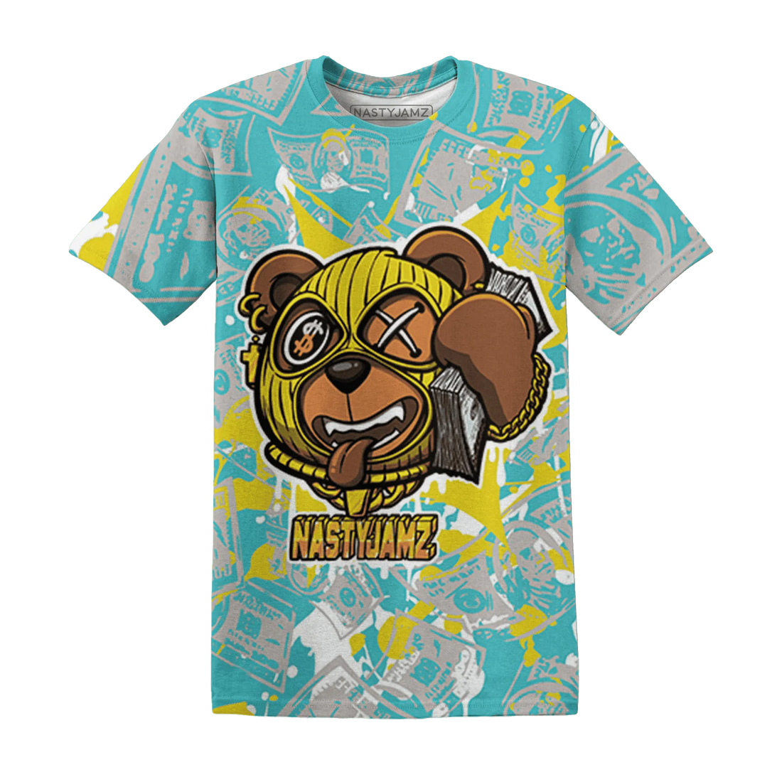 NBL-Cyan-Burst-9060-T-Shirt-Match-Money-Motive-BER-3D