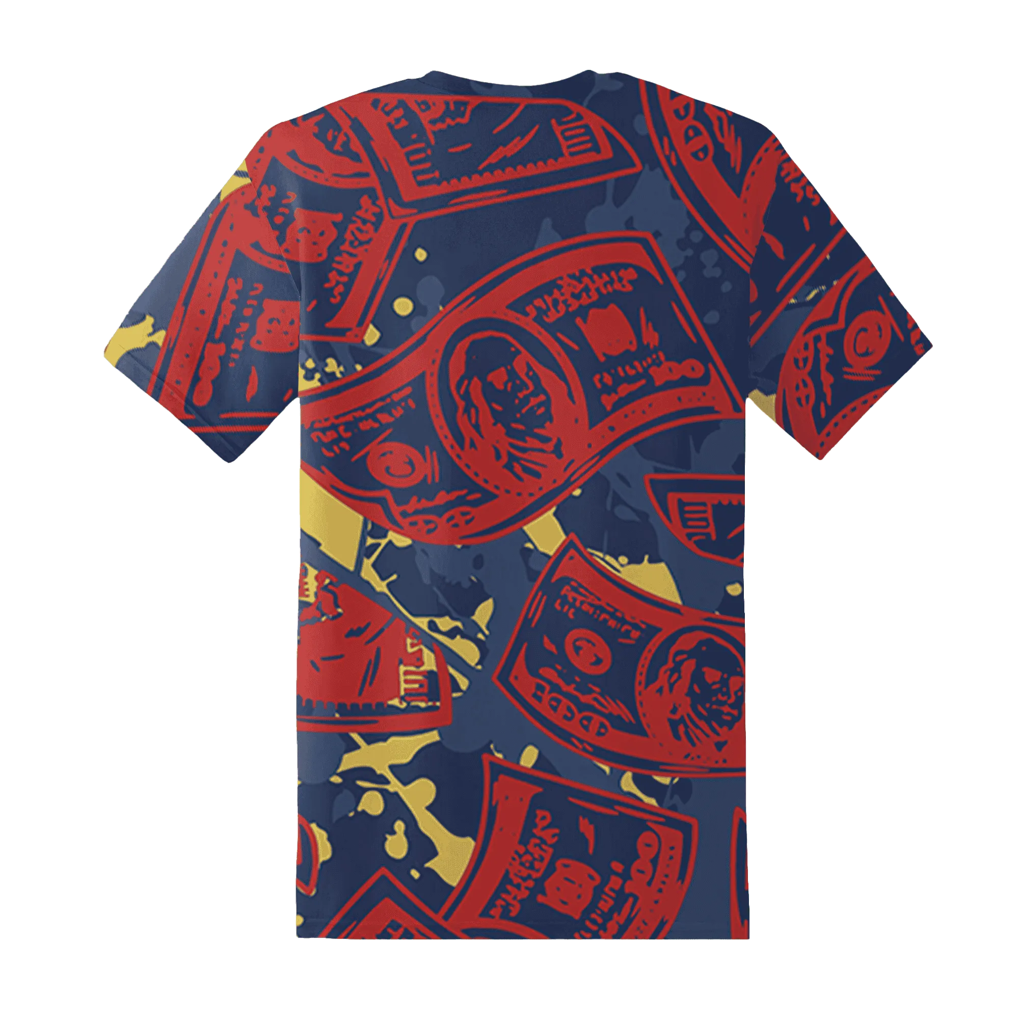 VaporMax-Air-Plus-Midnight-Navy-Gold-Black-T-Shirt-Match-Money-Motive-BER-3D