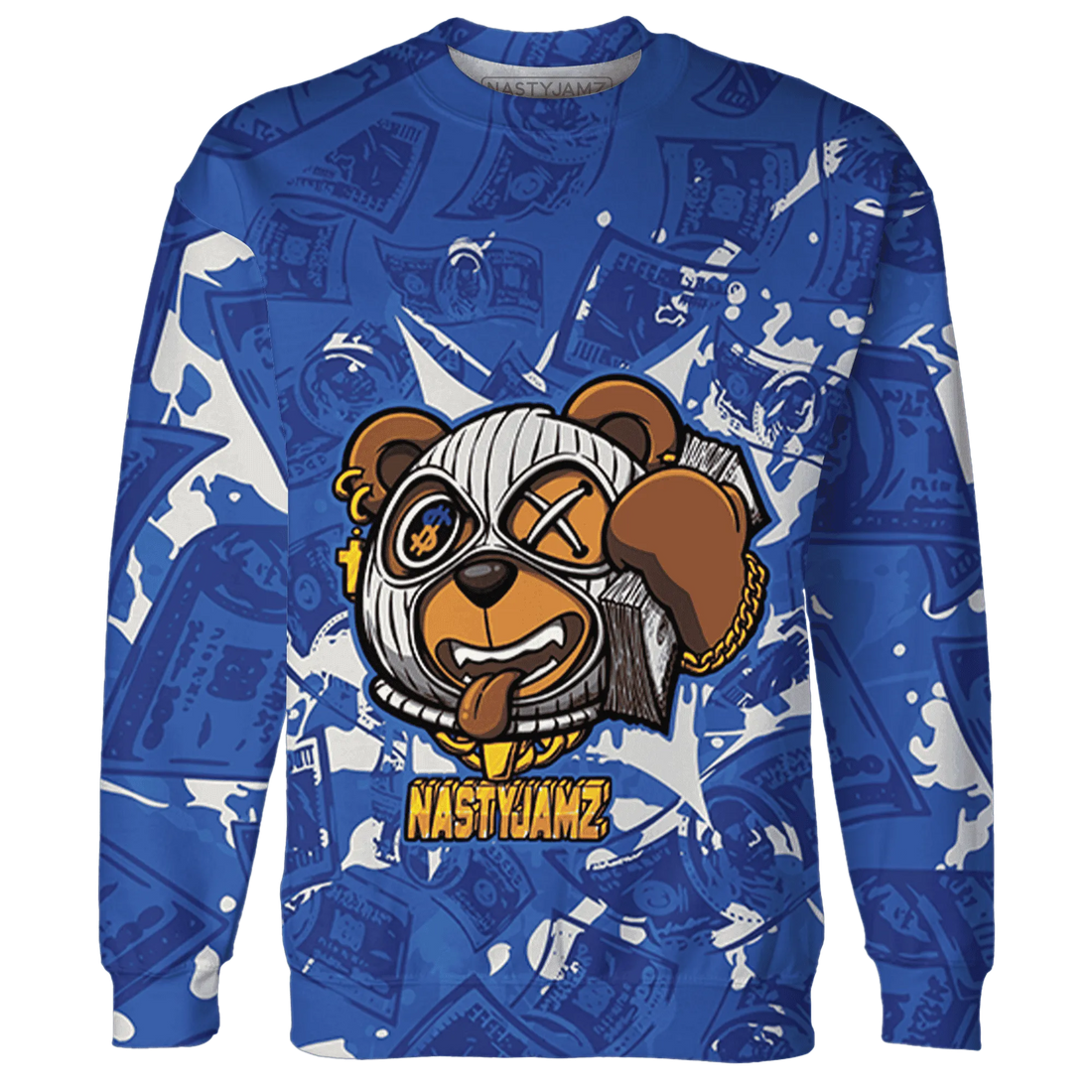 VaporMax-Game-Royal-Blue-Sweatshirt-Match-Money-Motive-BER-3D