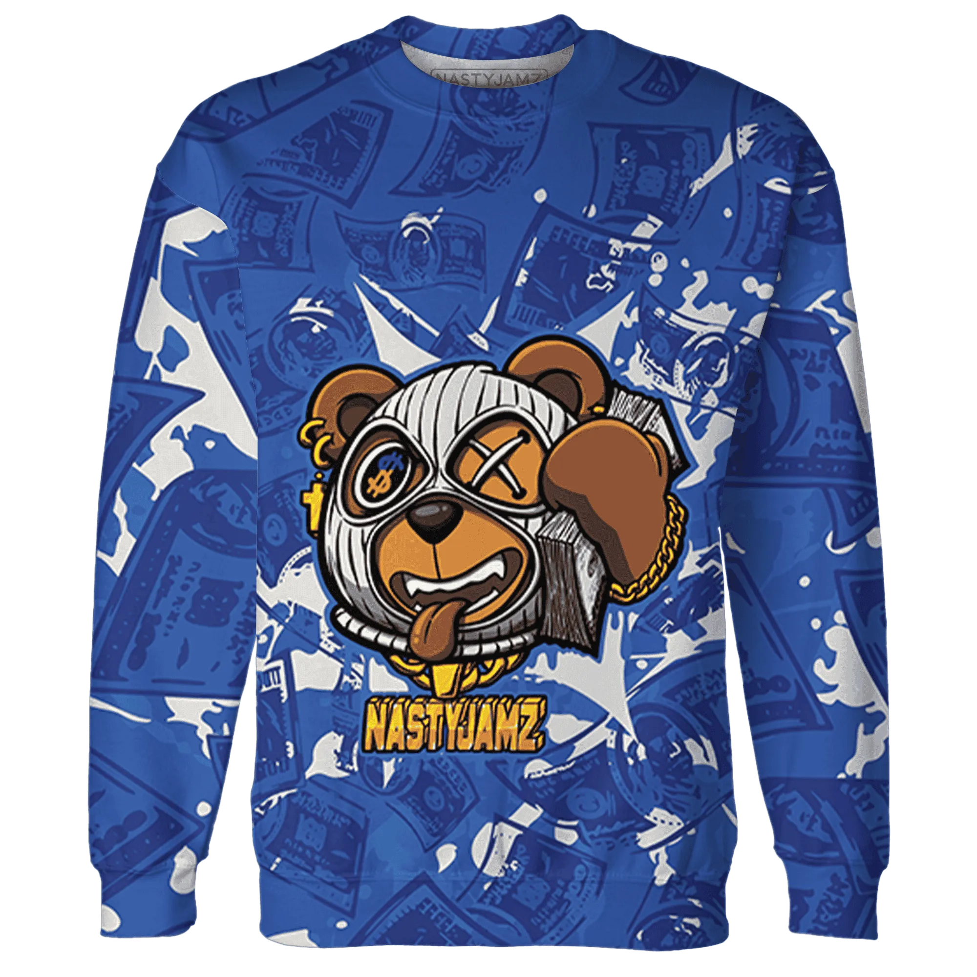 VaporMax-Game-Royal-Blue-Sweatshirt-Match-Money-Motive-BER-3D