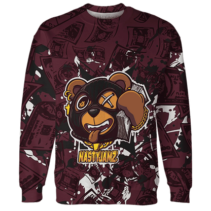 VaporMax-Night-Maron-Burgundy-Sweatshirt-Match-Money-Motive-BER-3D