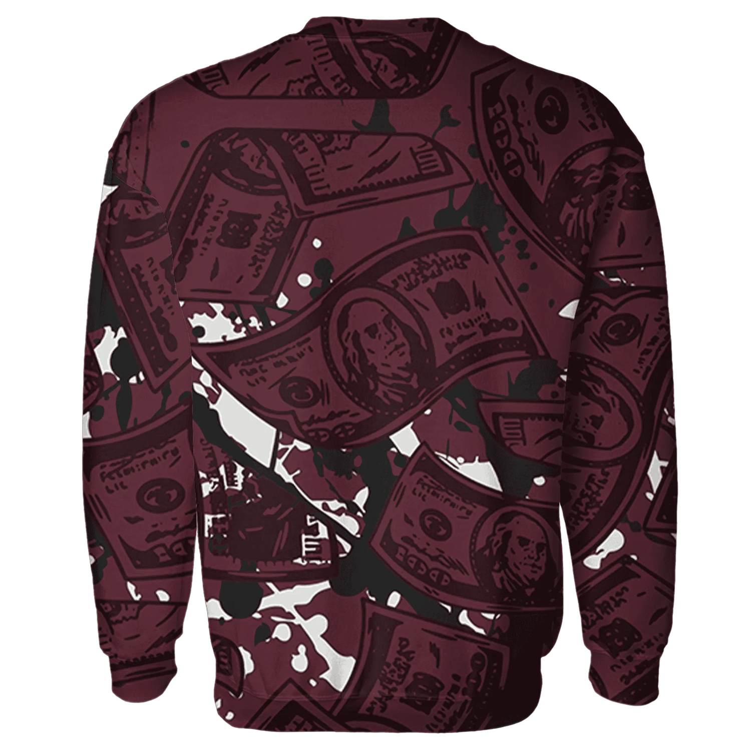 VaporMax-Night-Maron-Burgundy-Sweatshirt-Match-Money-Motive-BER-3D