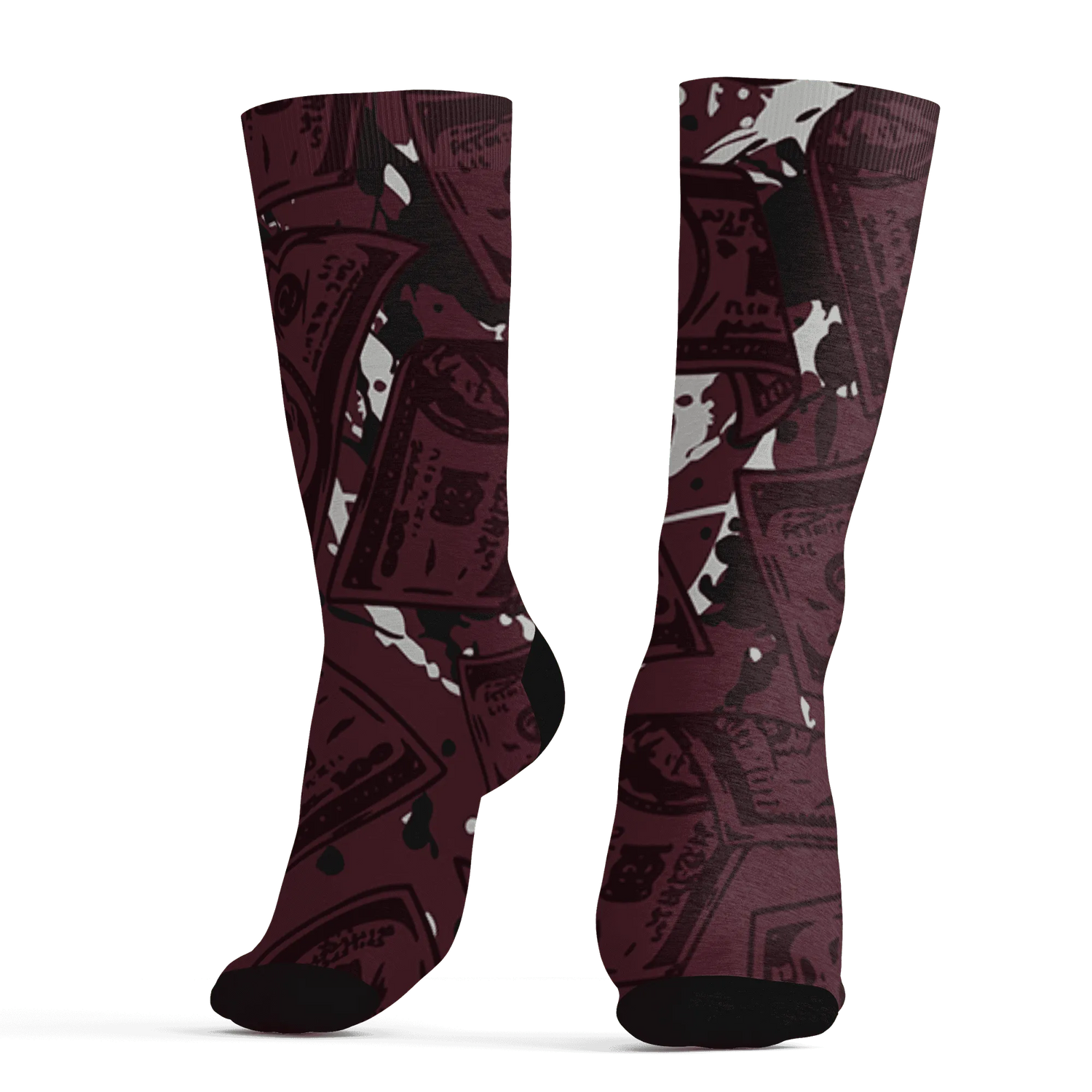 VaporMax-Night-Maron-Burgundy-Socks-Match-Money-Motive-BER-3D
