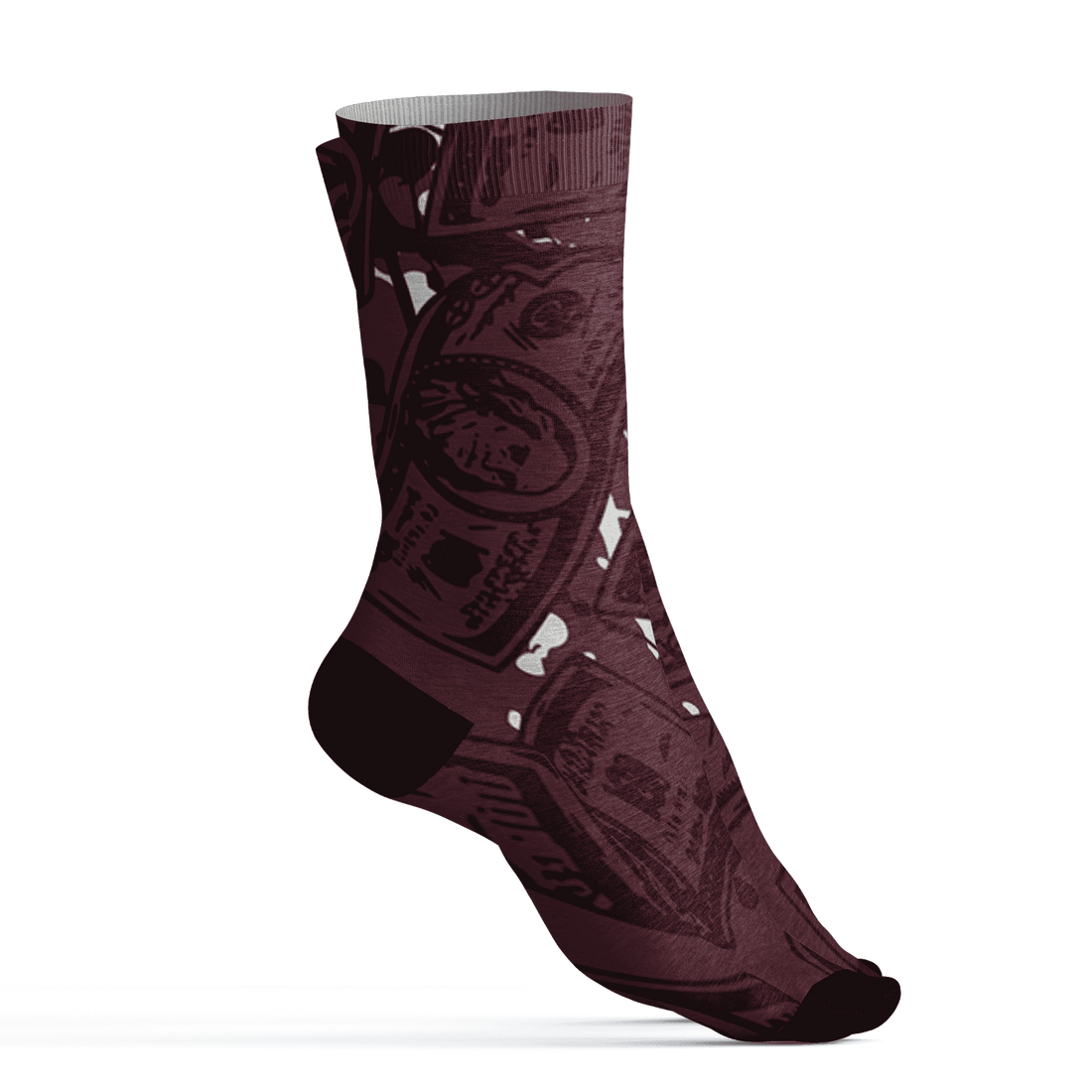 VaporMax-Night-Maron-Burgundy-Socks-Match-Money-Motive-BER-3D