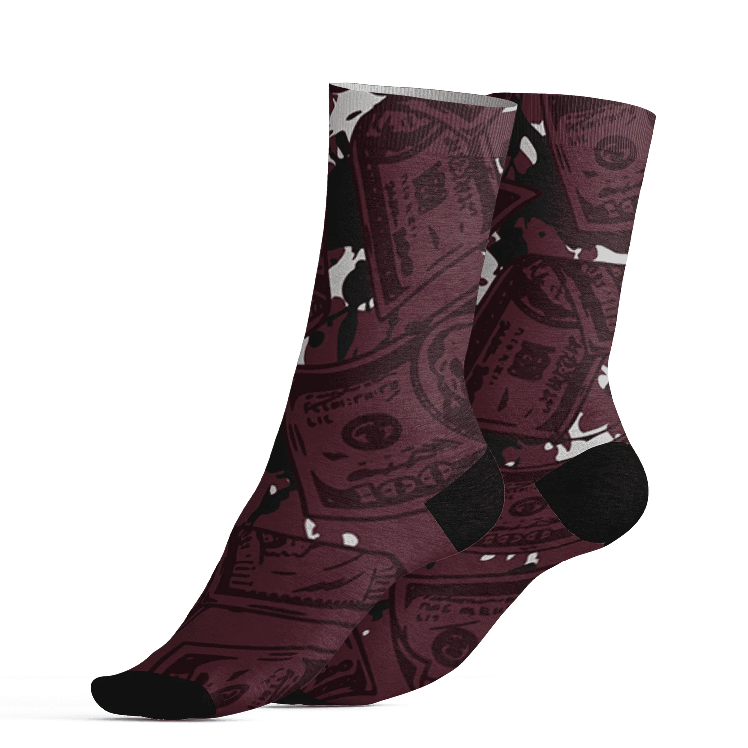 VaporMax-Night-Maron-Burgundy-Socks-Match-Money-Motive-BER-3D