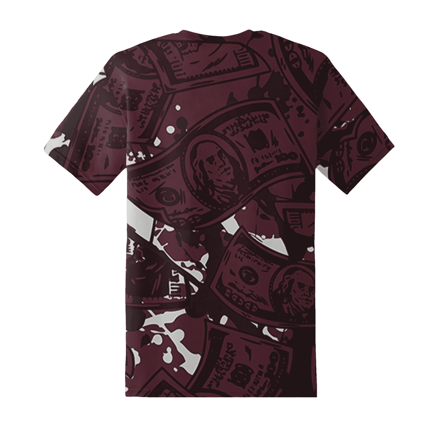 VaporMax-Night-Maron-Burgundy-T-Shirt-Match-Money-Motive-BER-3D