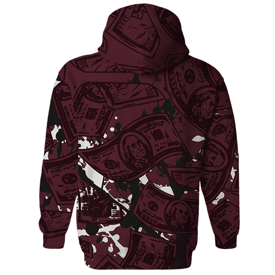 VaporMax-Night-Maron-Burgundy-Hoodie-Match-Money-Motive-BER-3D