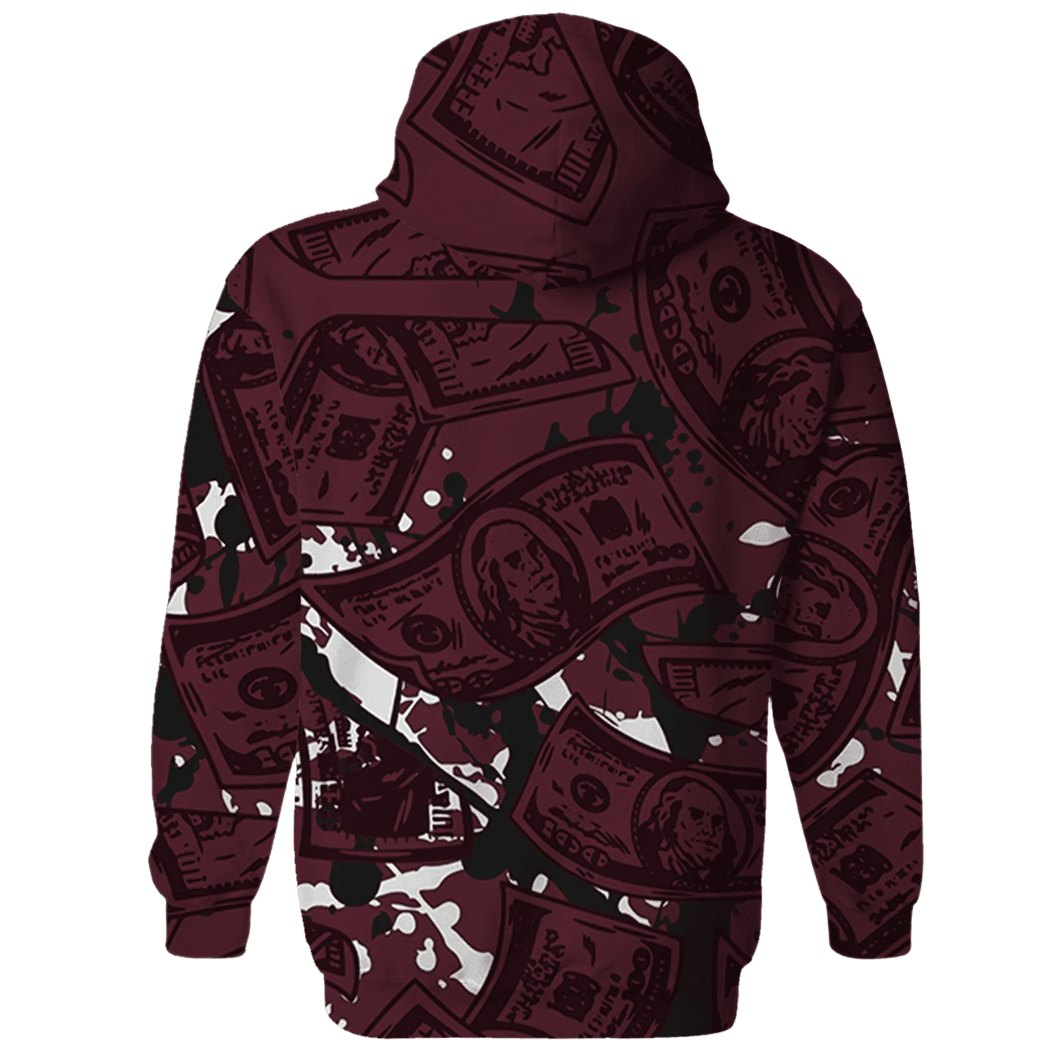 VaporMax-Night-Maron-Burgundy-Hoodie-Match-Money-Motive-BER-3D