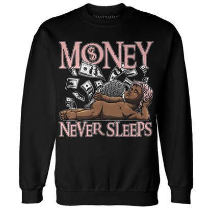 AJ 11 Low Legend Pink Sweatshirt Match Money Never Sleeps - NastyJamz
