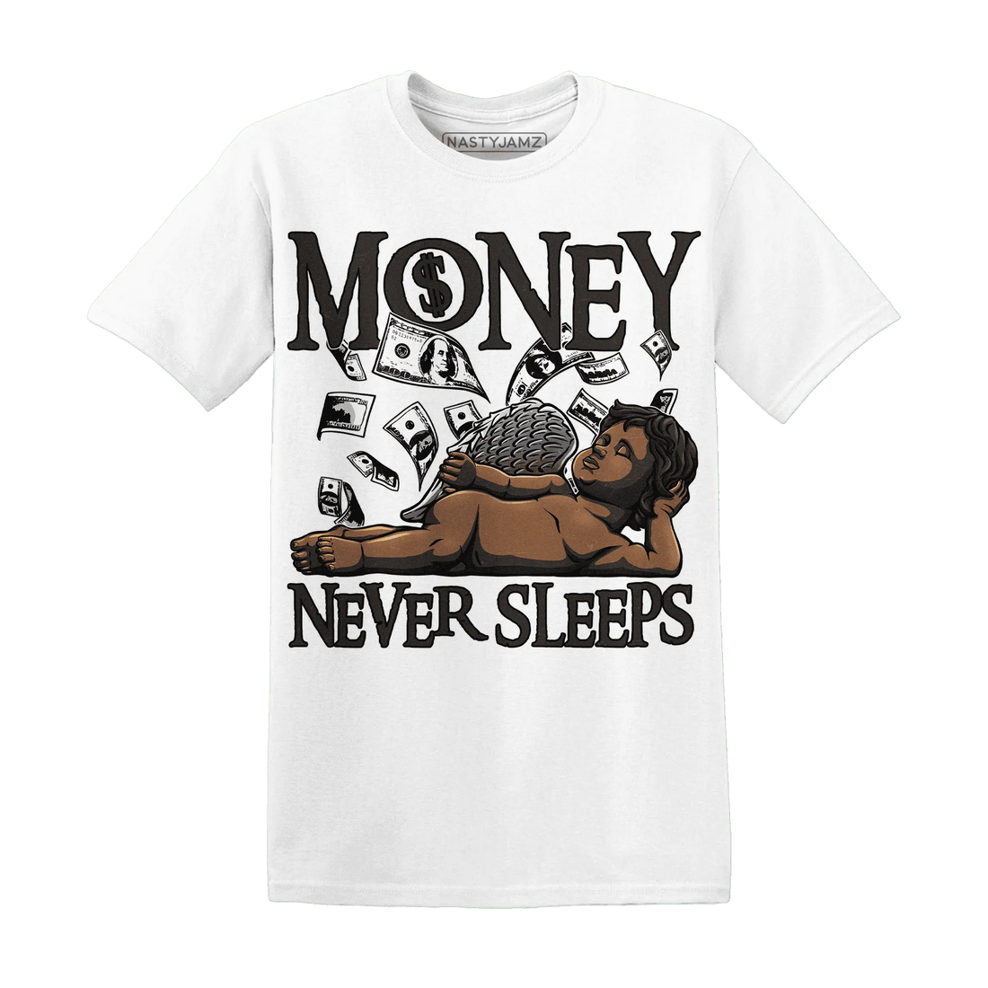 Low-Space-Jamz-11s-T-Shirt-Match-Money-Never-Sleeps