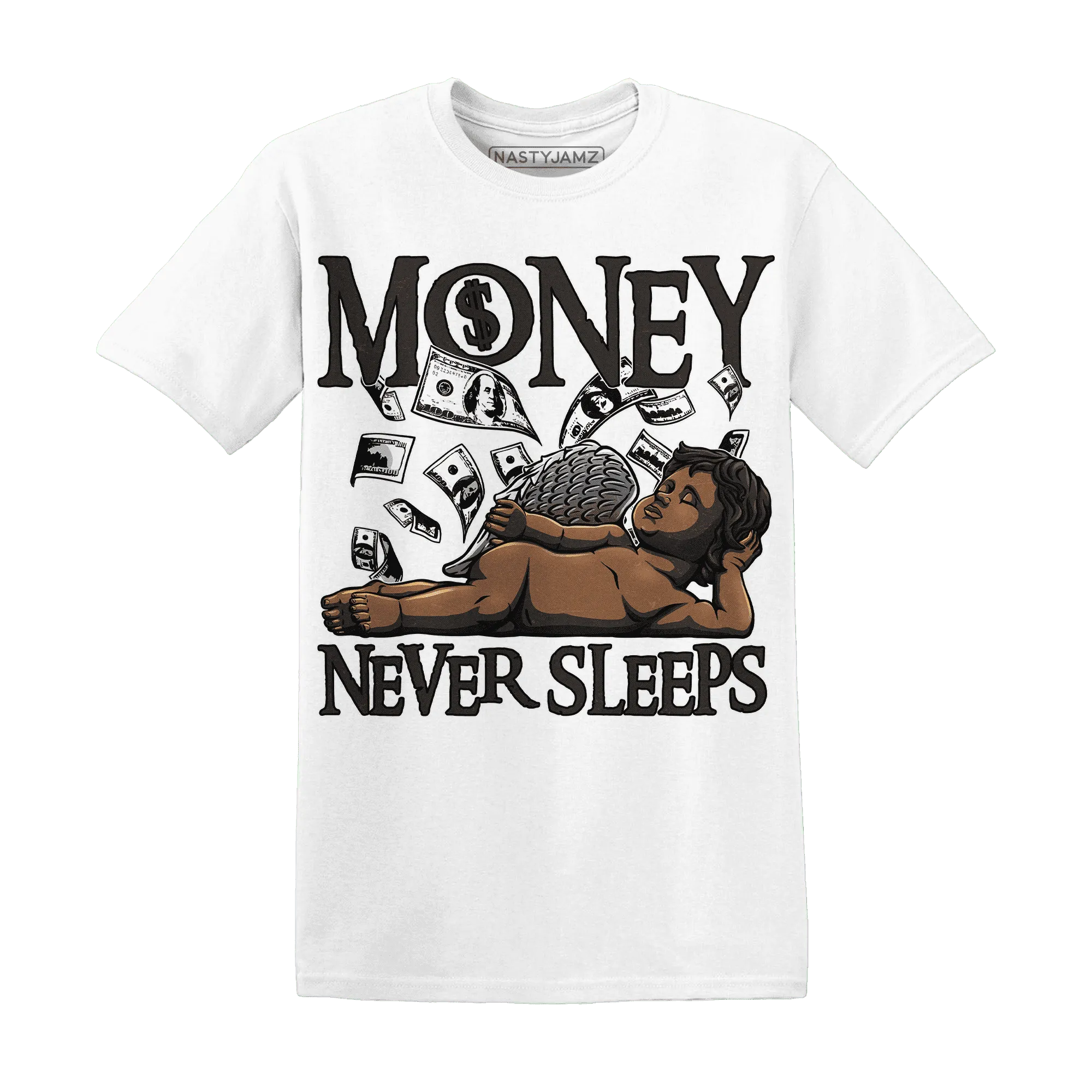 Low-Space-Jamz-11s-T-Shirt-Match-Money-Never-Sleeps