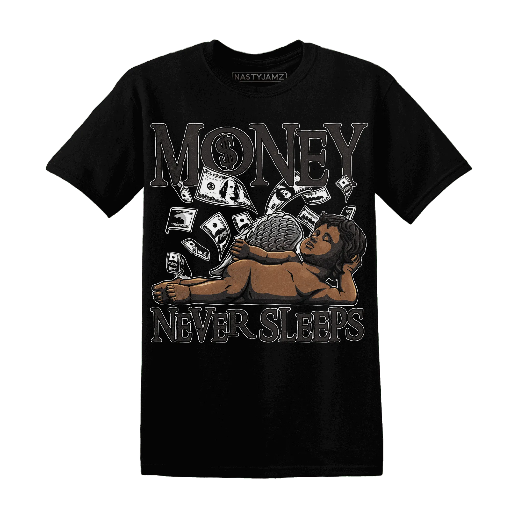 Low-Space-Jamz-11s-T-Shirt-Match-Money-Never-Sleeps