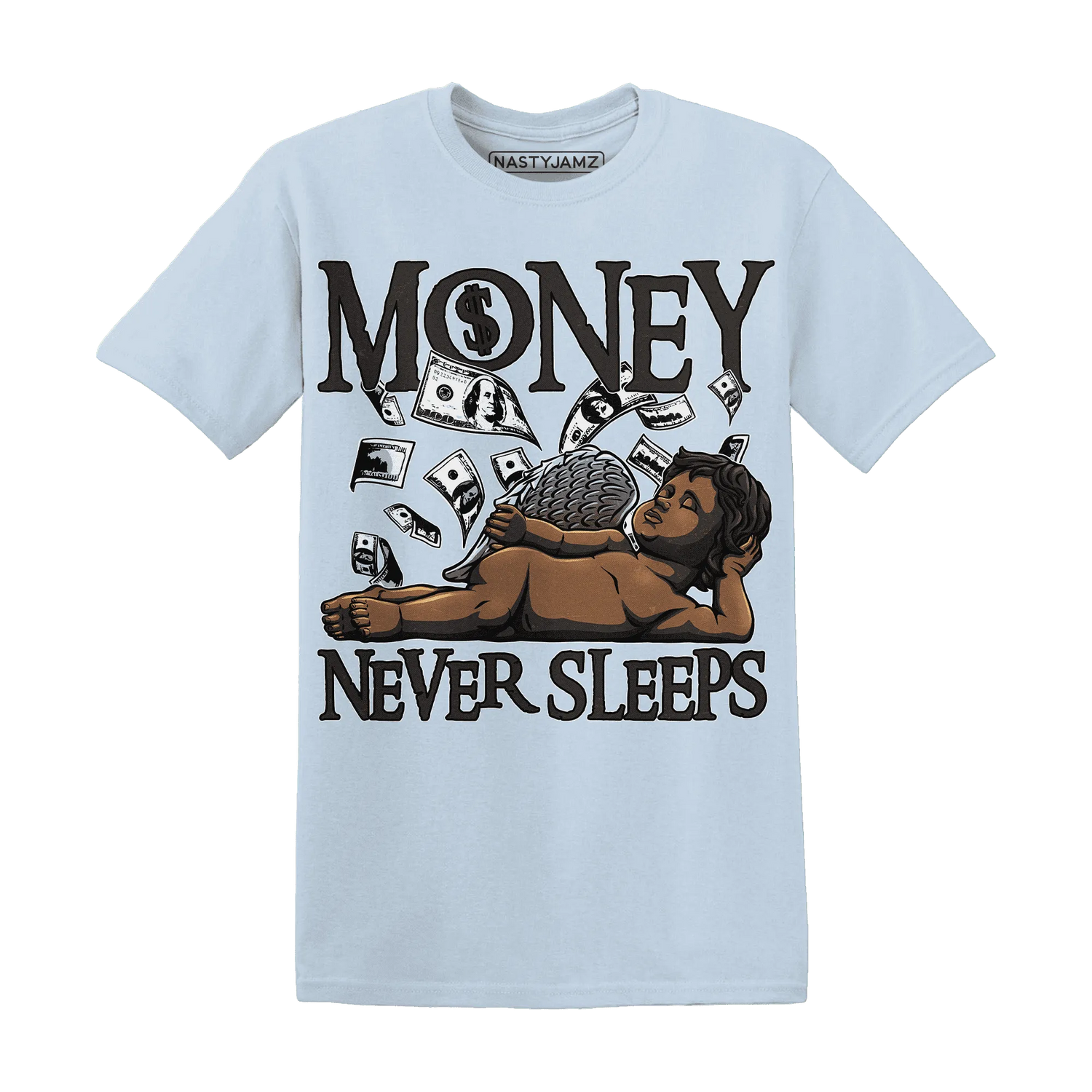 Low-Space-Jamz-11s-T-Shirt-Match-Money-Never-Sleeps