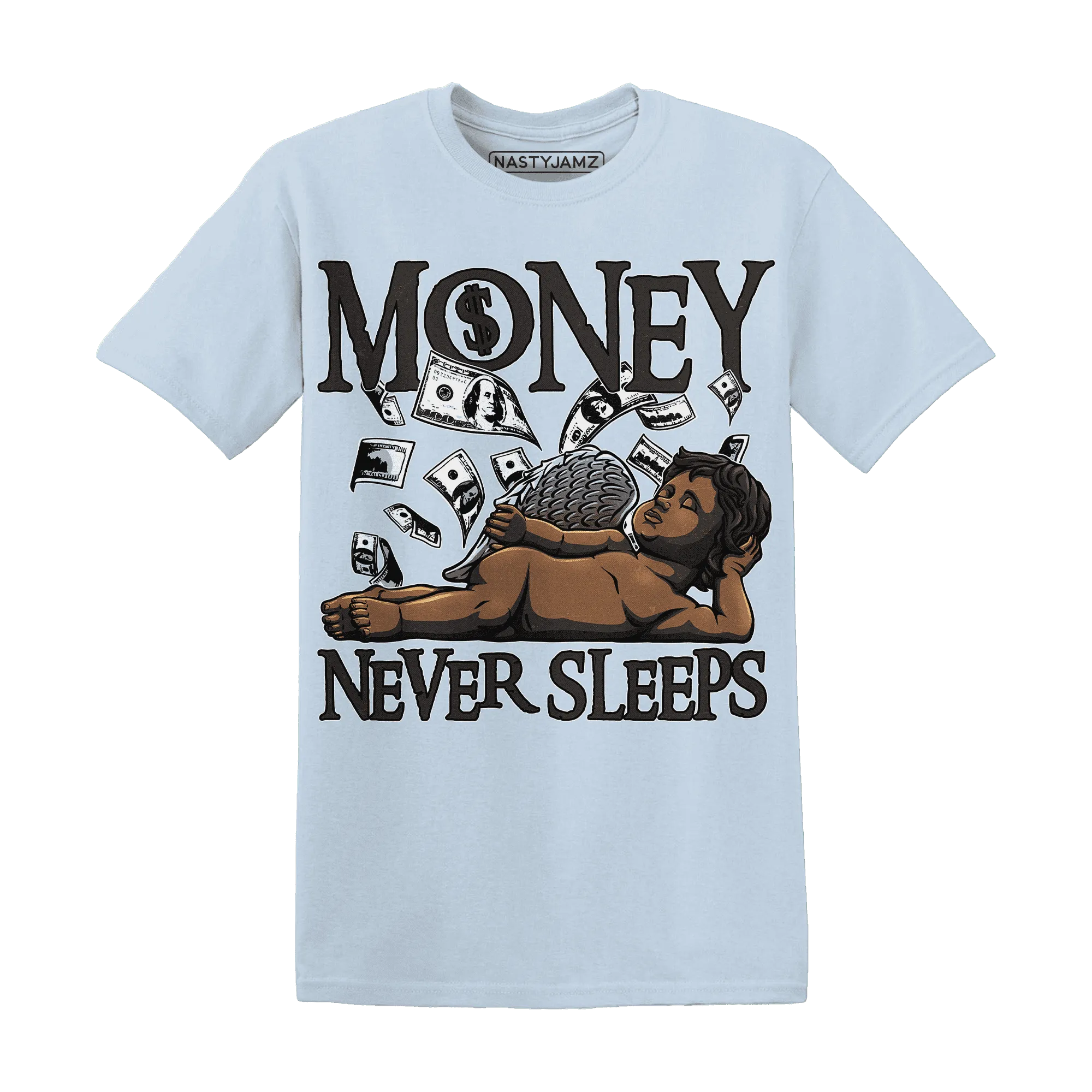 Low-Space-Jamz-11s-T-Shirt-Match-Money-Never-Sleeps