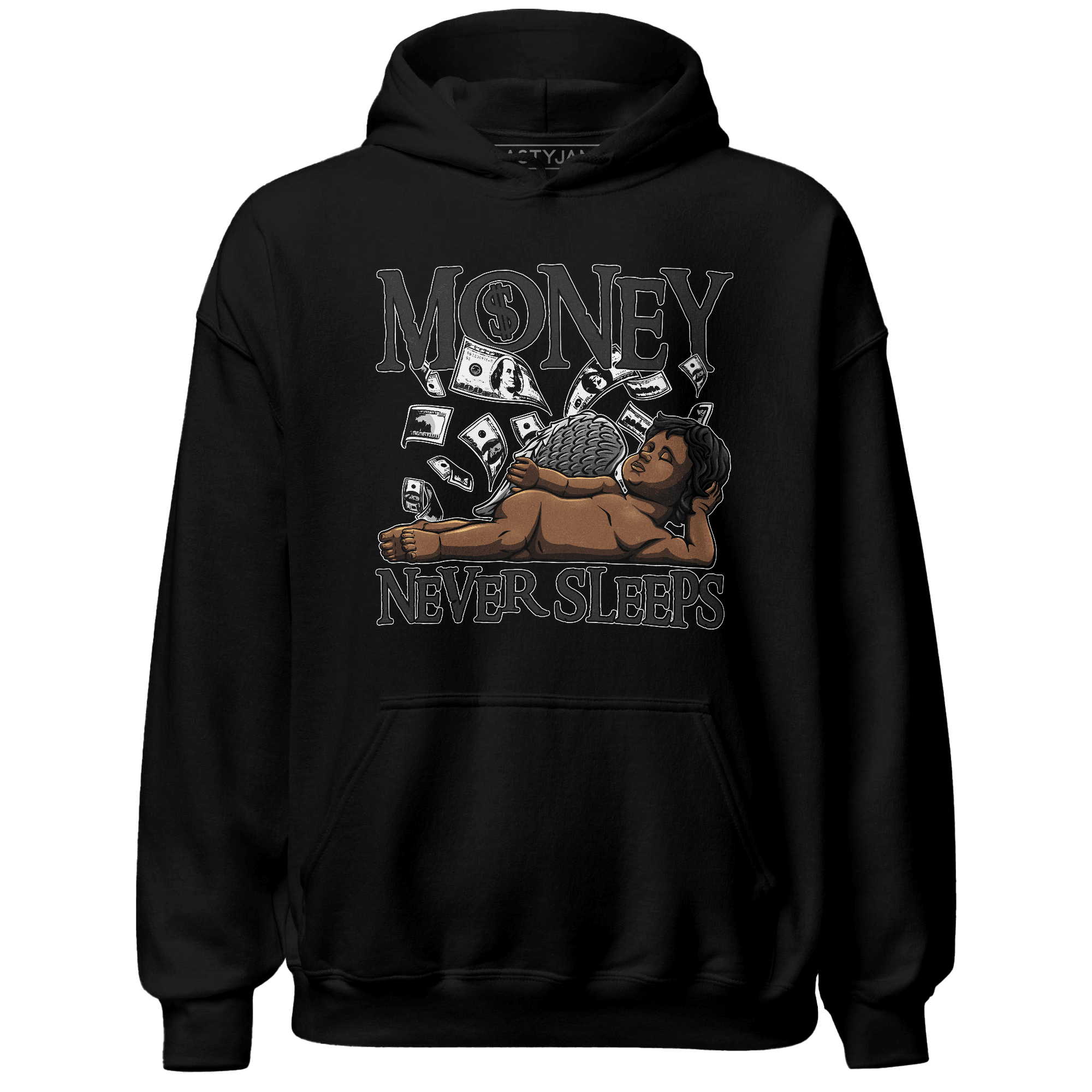 Low Space Jamz 11s Hoodie Match Money Never Sleeps - NastyJamz