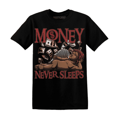 Dune-Red-13s-T-Shirt-Match-Money-Never-Sleeps