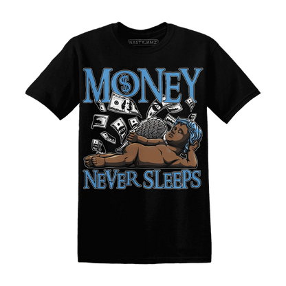 NastyJamz-Carolina-Blue-Univercitii-17s-T-Shirt-Match-Money-Never-Sleeps