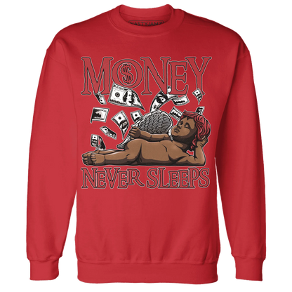 Black-Toe-Reimagined-Red-White-1s-NastyJamz-Sweatshirt-Match-Money-Never-Sleeps