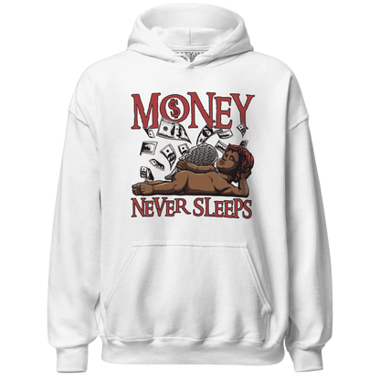 Black-Toe-Reimagined-Red-White-1s-NastyJamz-Hoodie-Match-Money-Never-Sleeps