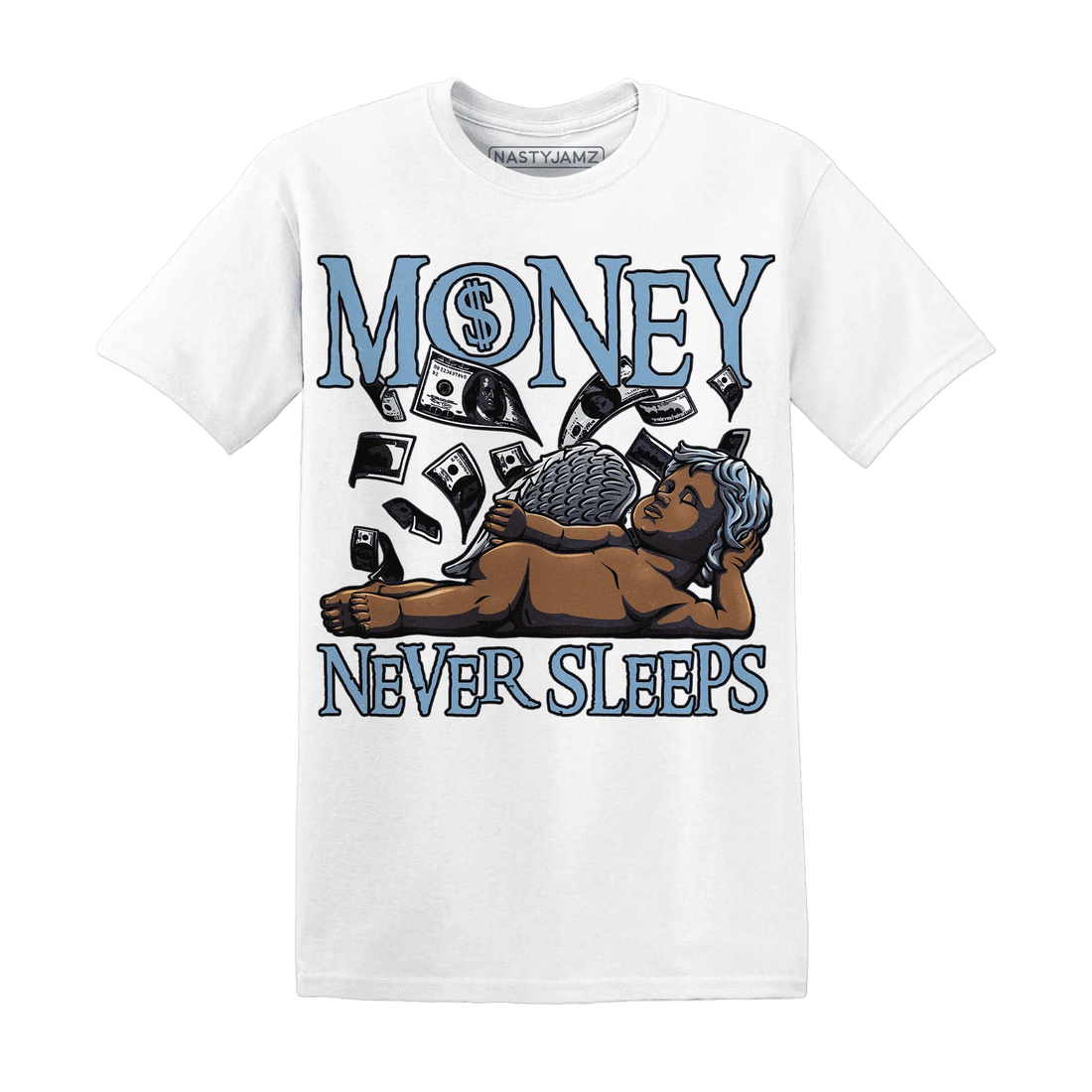 First-In-Flight-1s-T-Shirt-Match-Money-Never-Sleeps