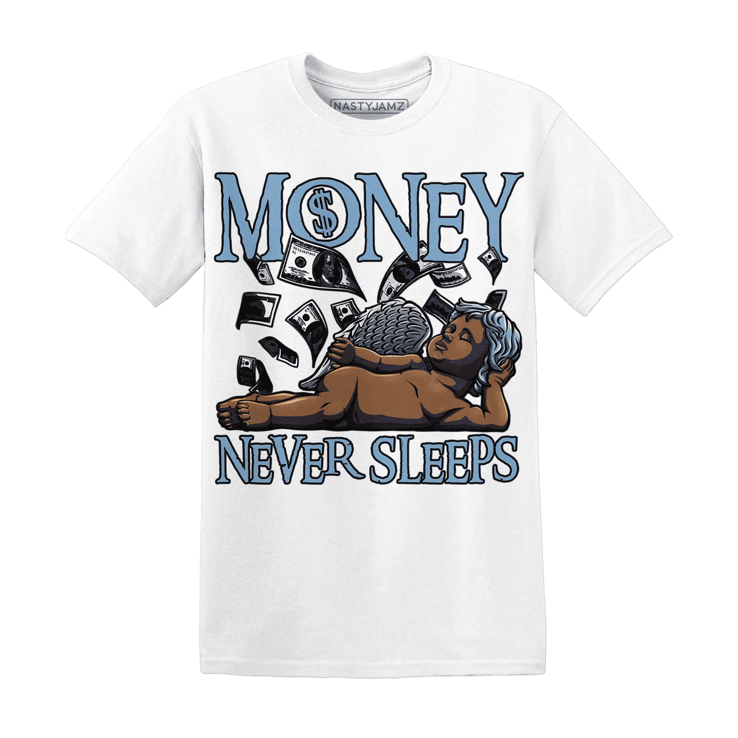 First-In-Flight-1s-T-Shirt-Match-Money-Never-Sleeps