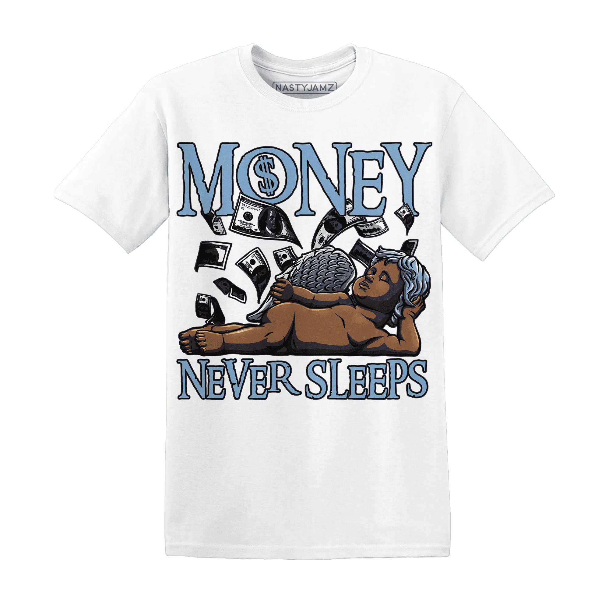 First-In-Flight-1s-T-Shirt-Match-Money-Never-Sleeps