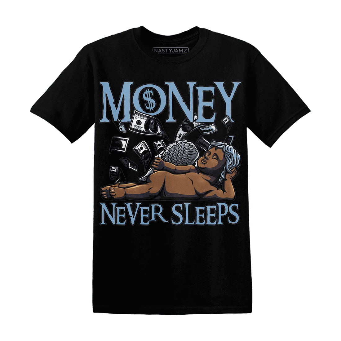 First-In-Flight-1s-T-Shirt-Match-Money-Never-Sleeps