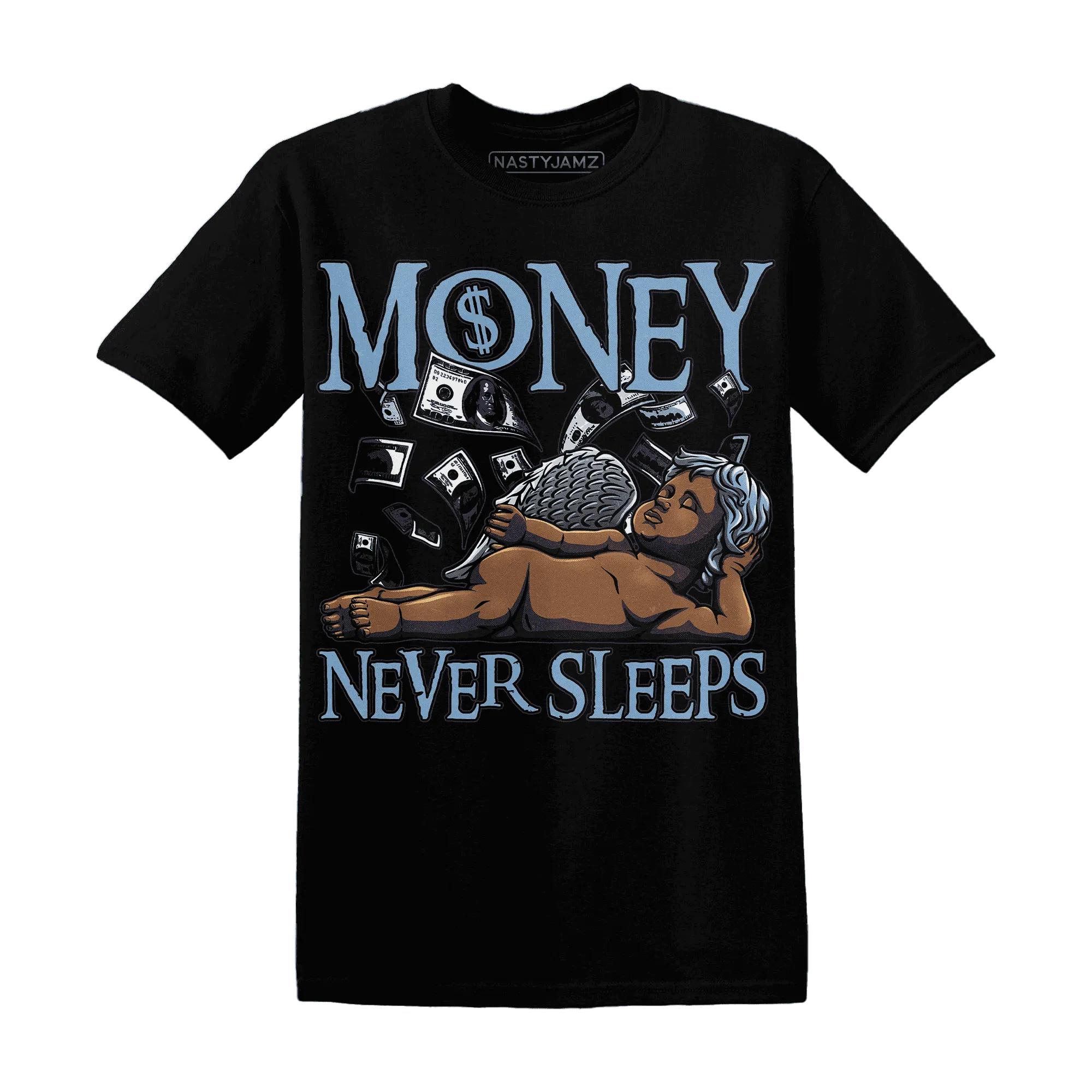 First-In-Flight-1s-T-Shirt-Match-Money-Never-Sleeps