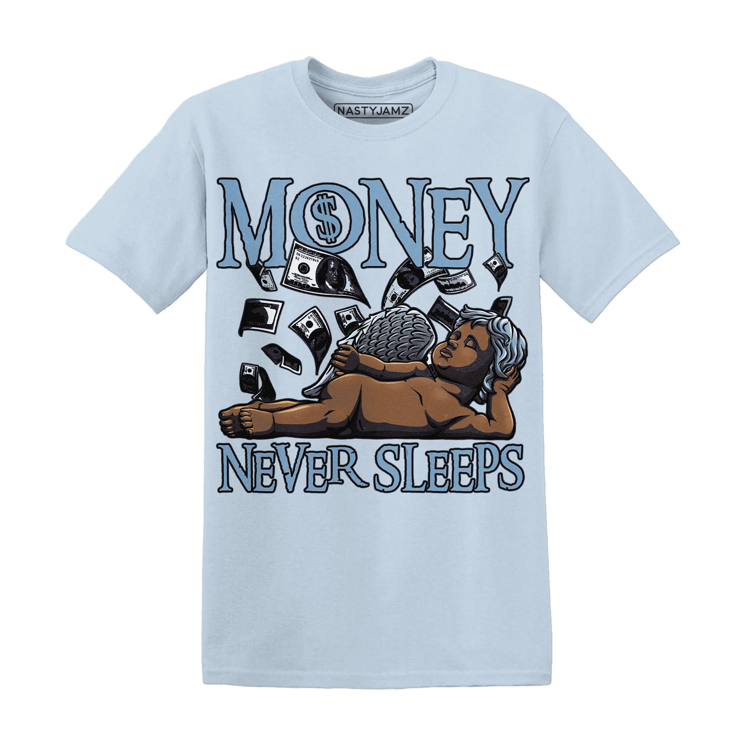 First-In-Flight-1s-T-Shirt-Match-Money-Never-Sleeps