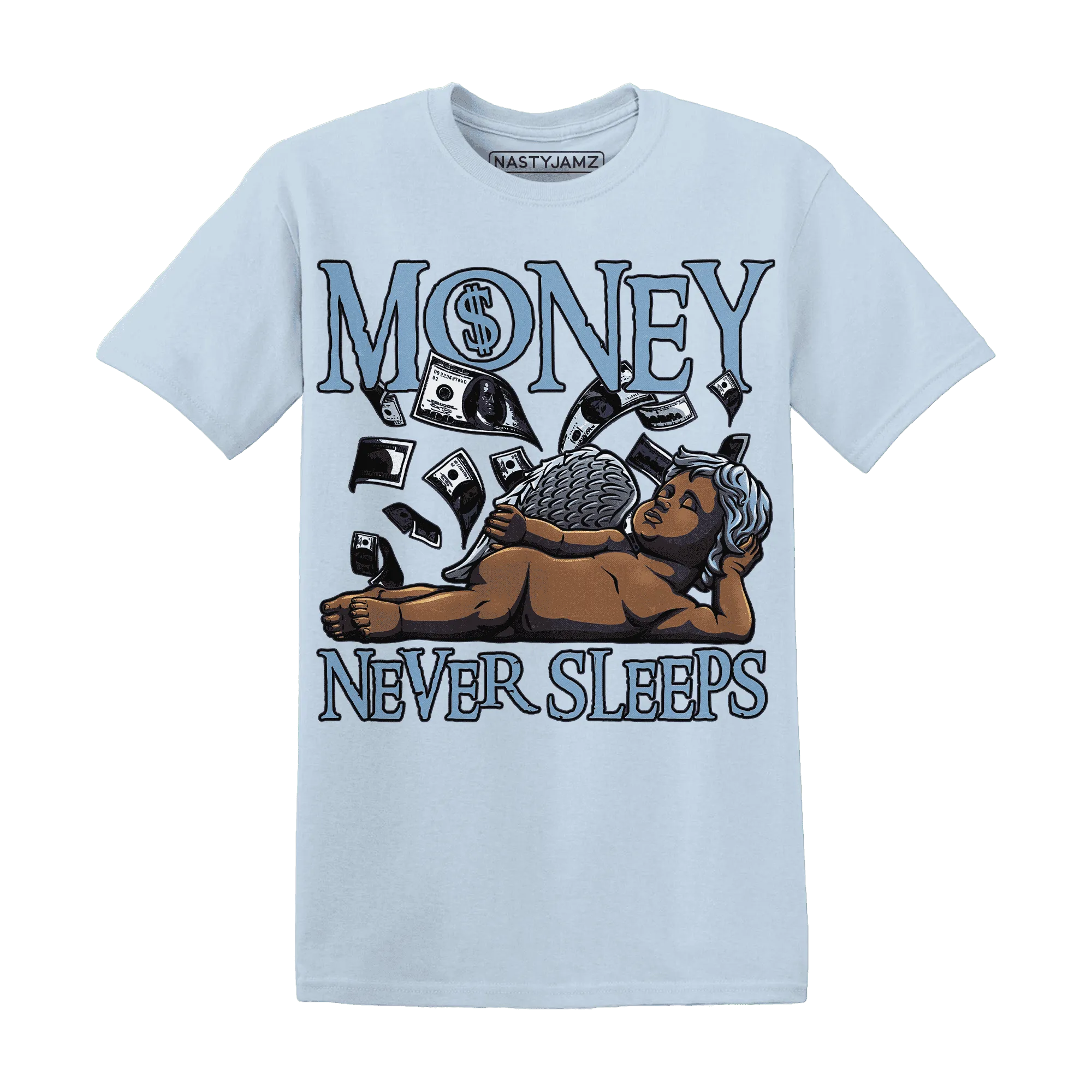 First-In-Flight-1s-T-Shirt-Match-Money-Never-Sleeps