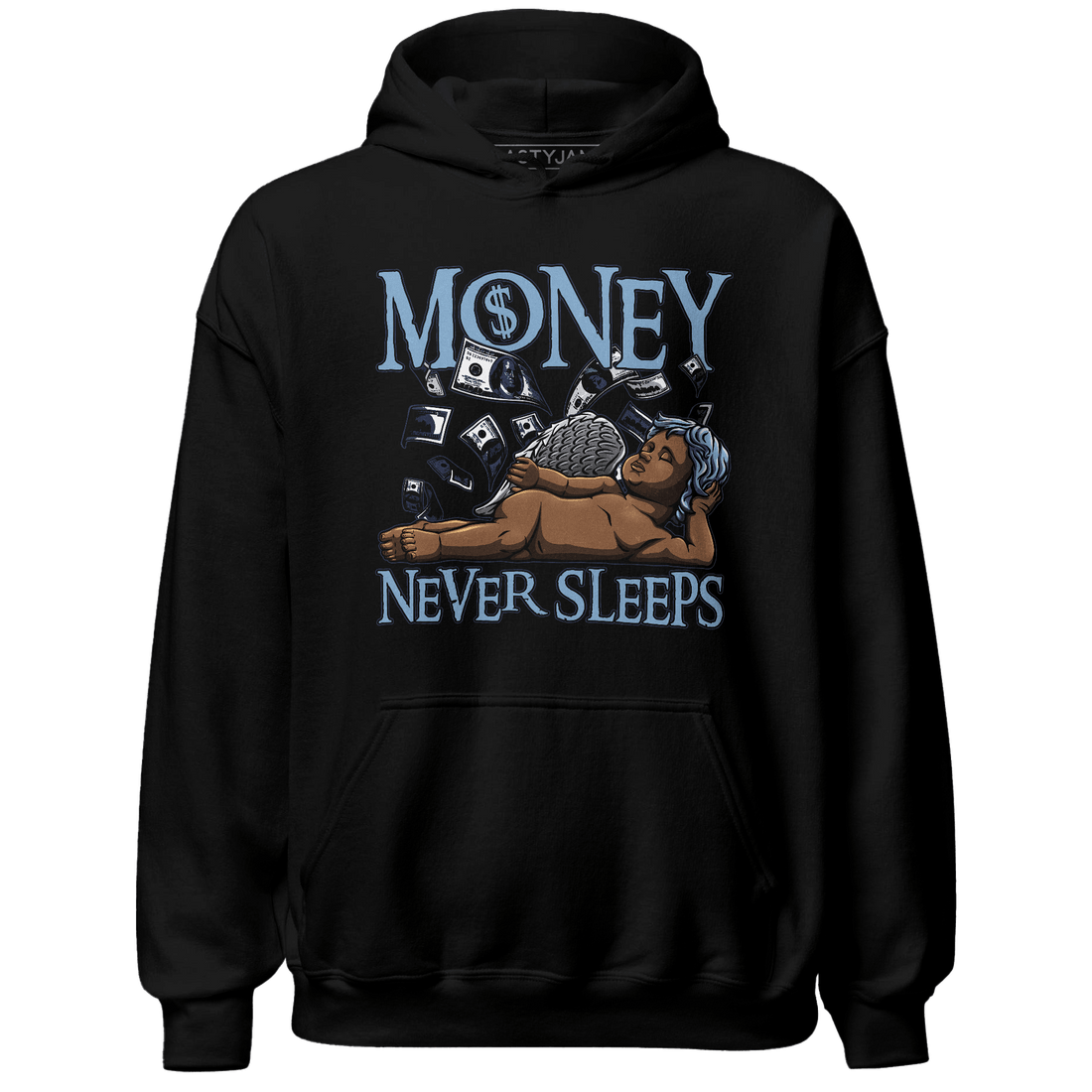 First In Flight 1s Hoodie Match Money Never Sleeps - NastyJamz