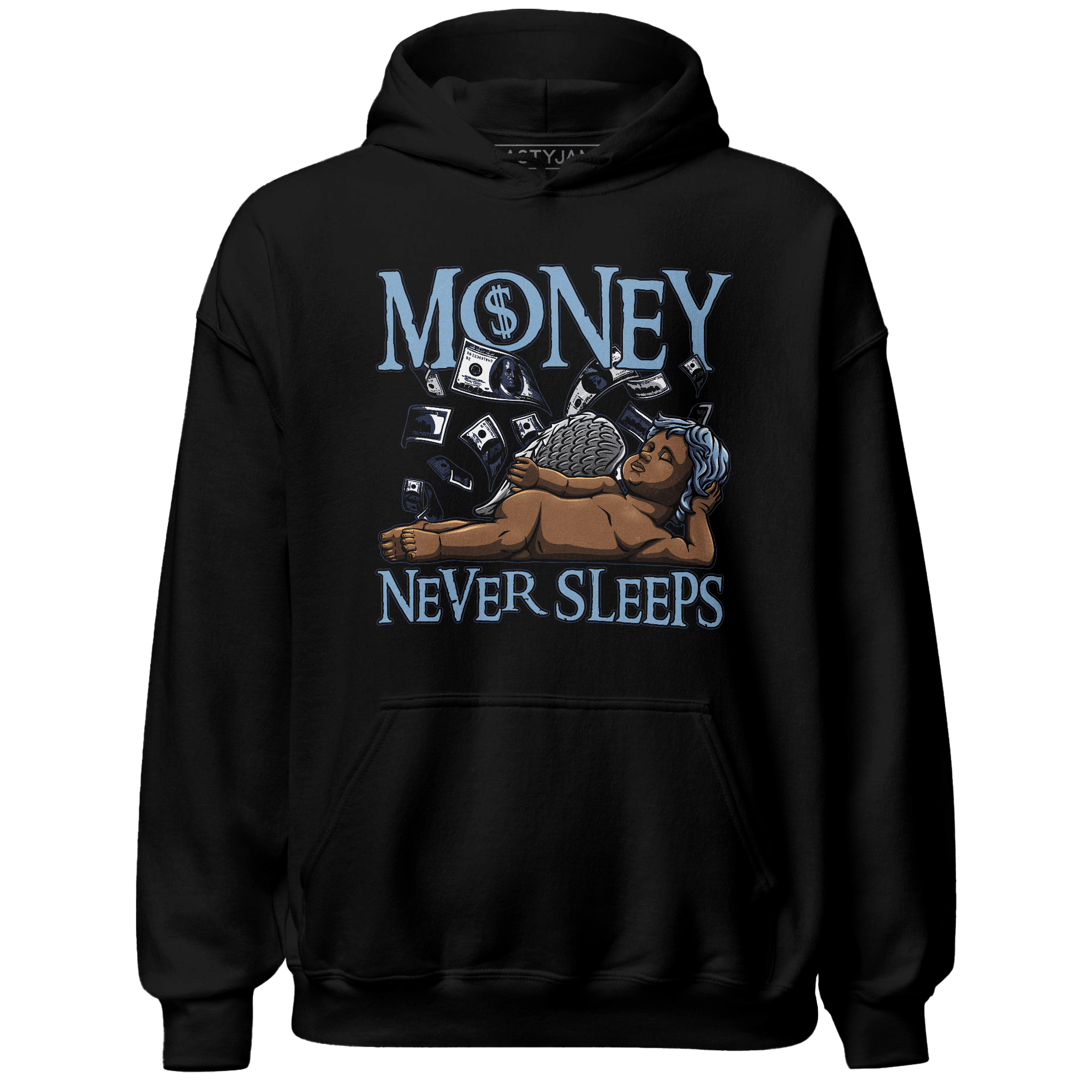 First In Flight 1s Hoodie Match Money Never Sleeps - NastyJamz