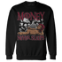 High White Team Red 1s Sweatshirt Match Money Never Sleeps - NastyJamz