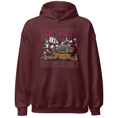 High White Team Red 1s Hoodie Match Money Never Sleeps - NastyJamz