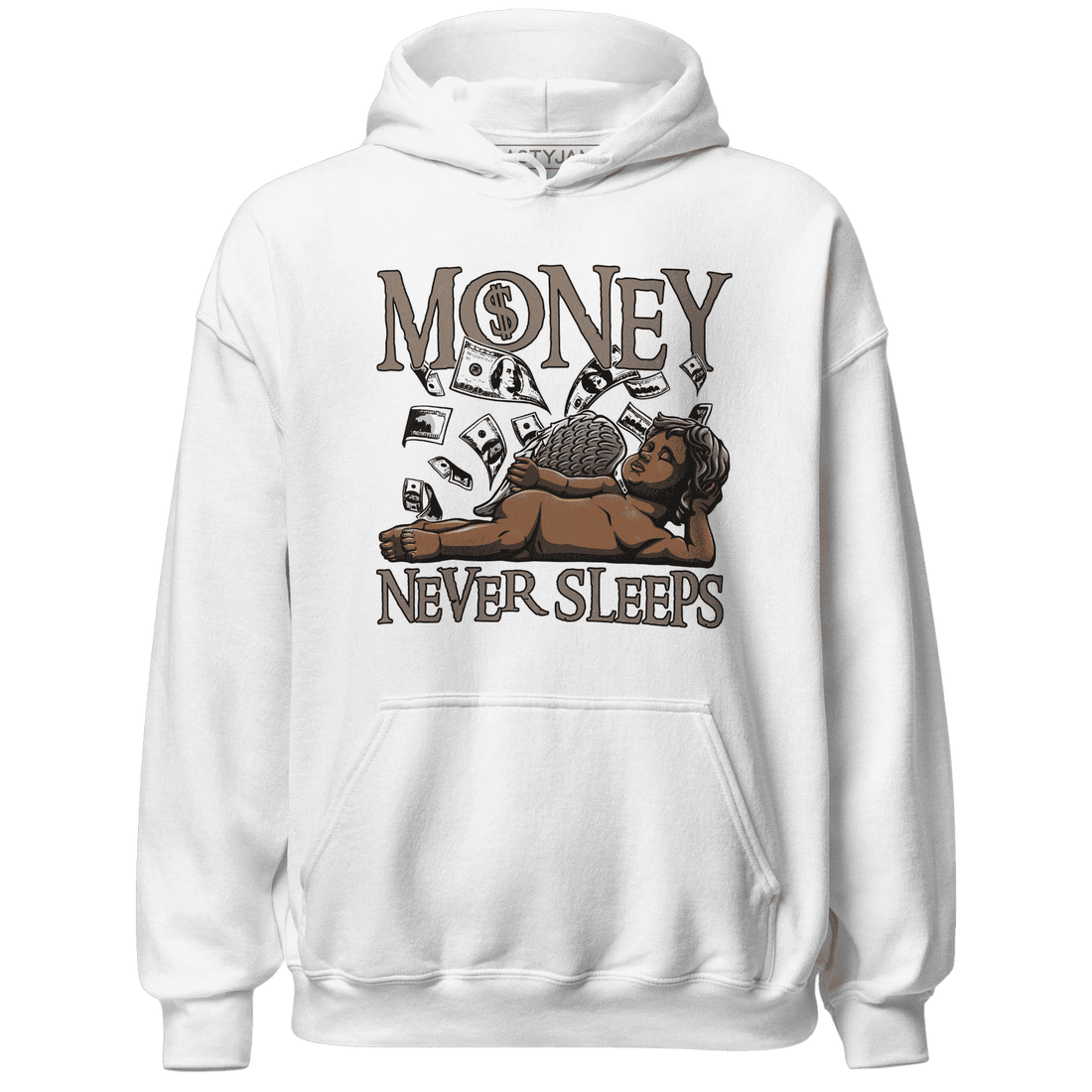 NastyJamz-Low-Mocha-1s-Hoodie-Match-Money-Never-Sleeps