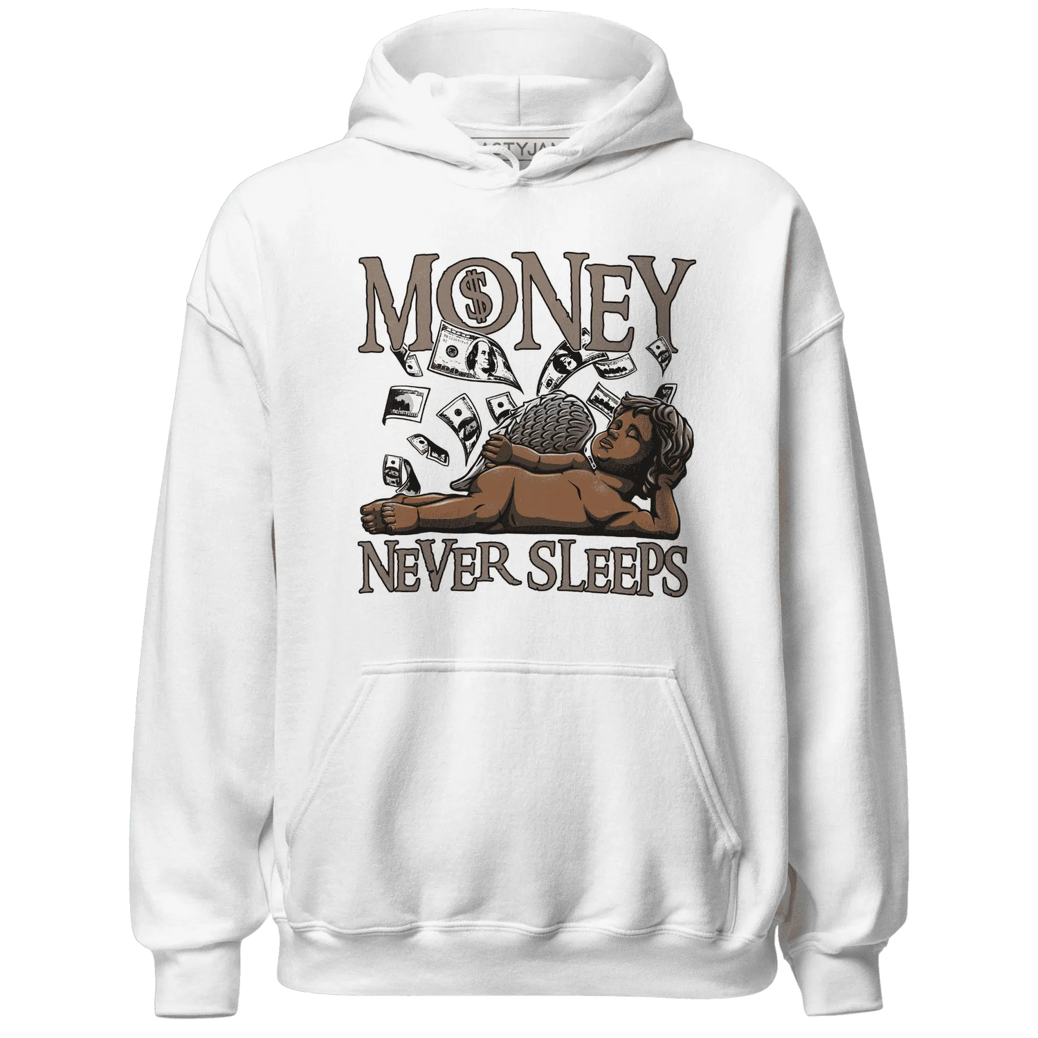 NastyJamz-Low-Mocha-1s-Hoodie-Match-Money-Never-Sleeps