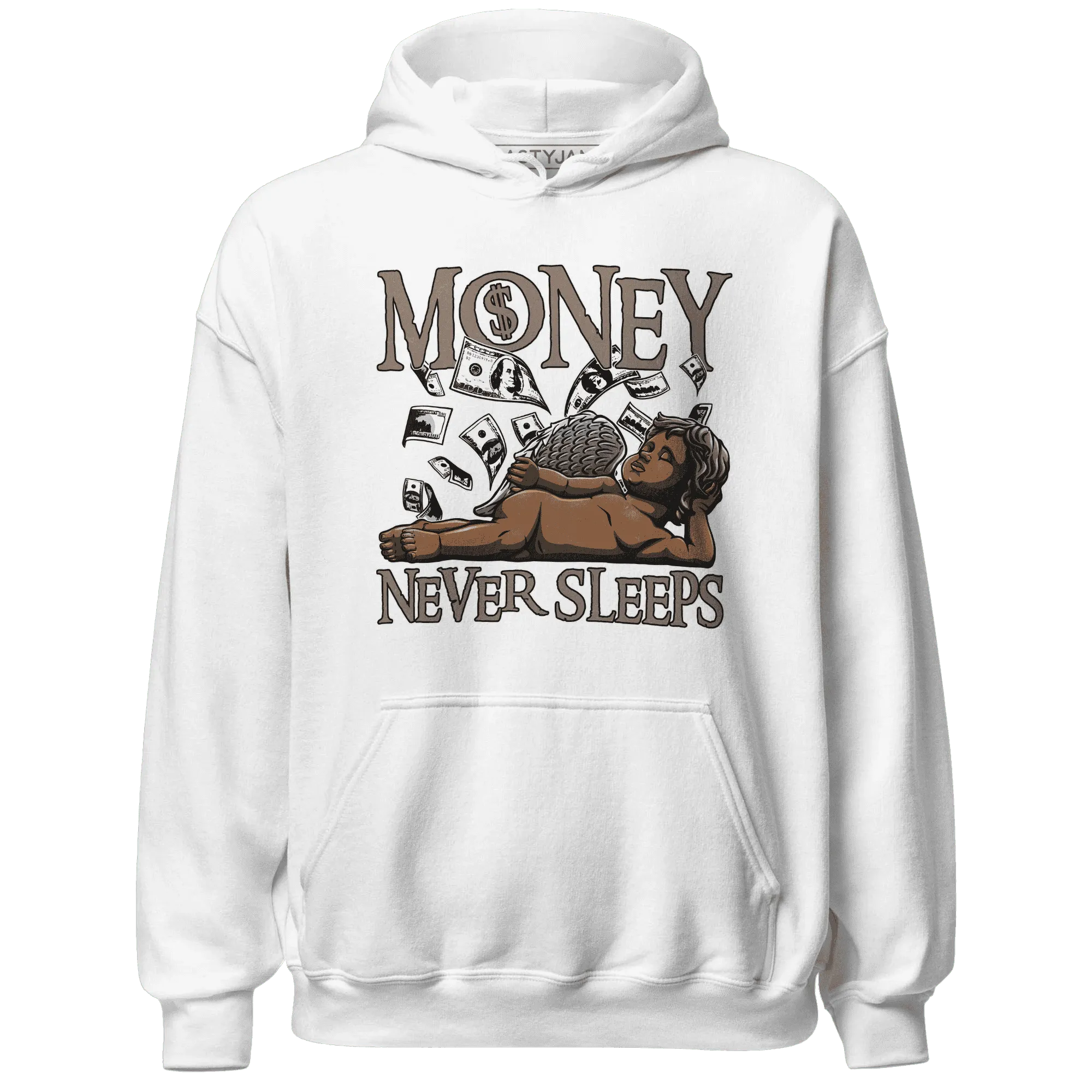 NastyJamz-Low-Mocha-1s-Hoodie-Match-Money-Never-Sleeps