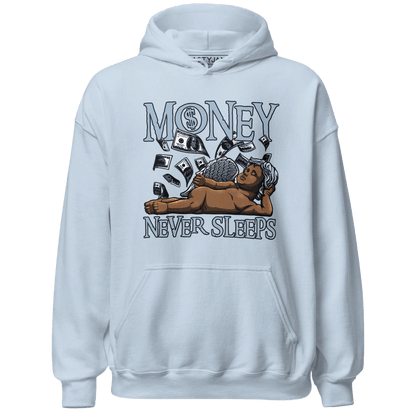 Mid Diffused Blue Grey 1s Hoodie Match Money Never Sleeps - NastyJamz