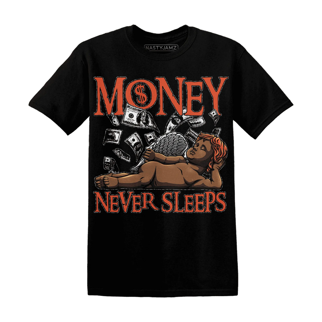 Georgia-Peach-3s-T-Shirt-Match-Money-Never-Sleeps
