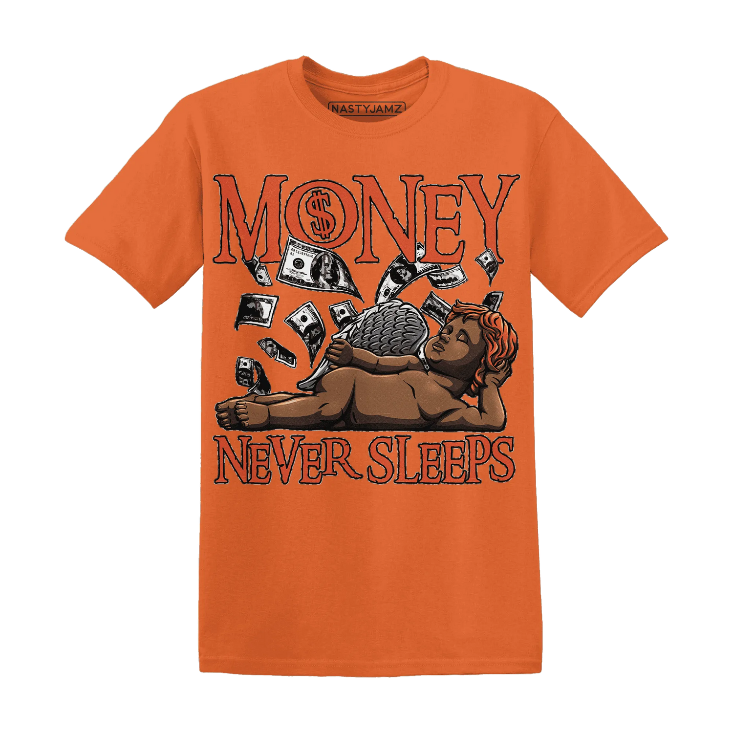 Georgia-Peach-3s-T-Shirt-Match-Money-Never-Sleeps