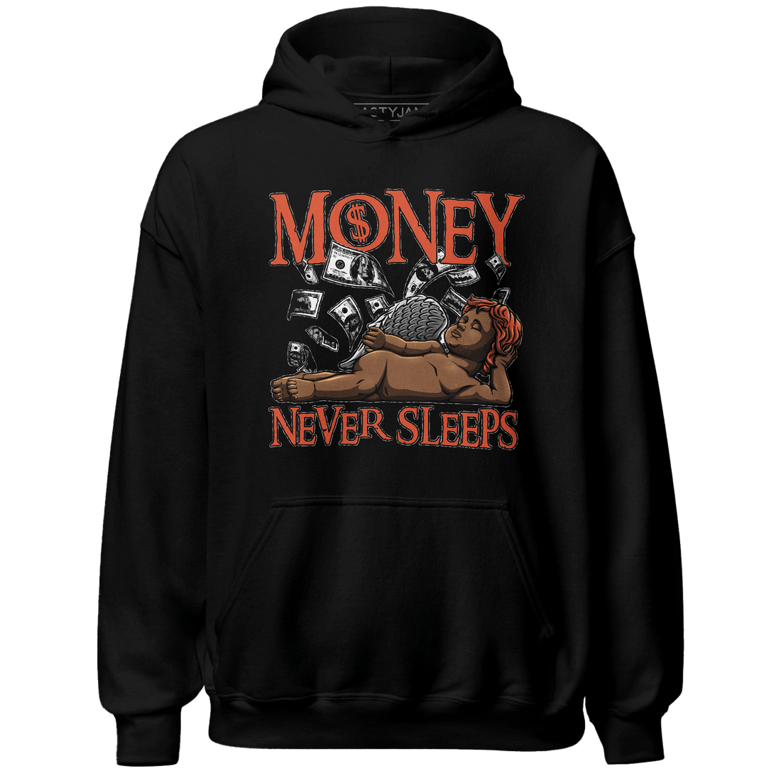 Georgia Peach 3s Hoodie Match Money Never Sleeps - NastyJamz