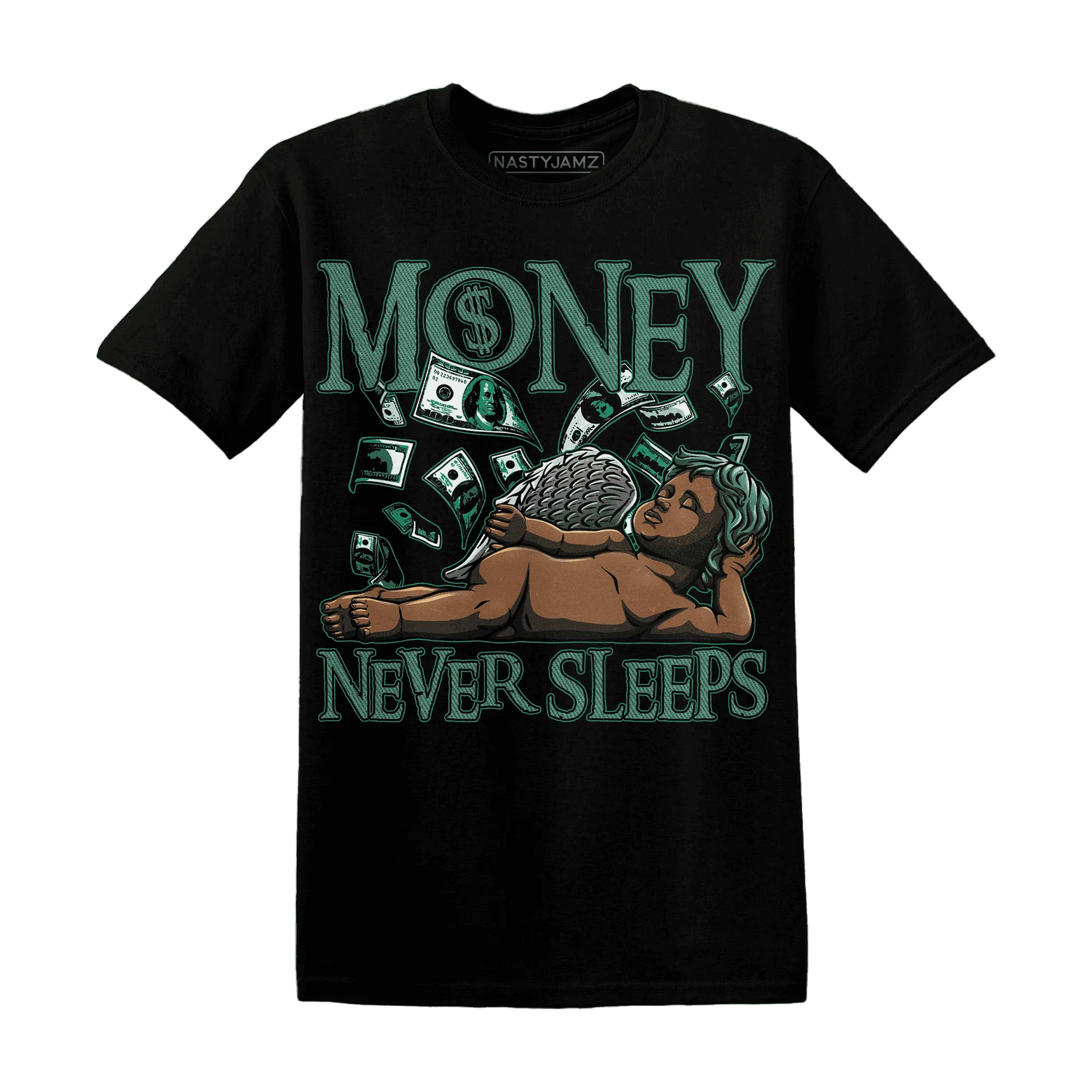 Nina-CN-Abney-3s-T-Shirt-Match-Money-Never-Sleeps