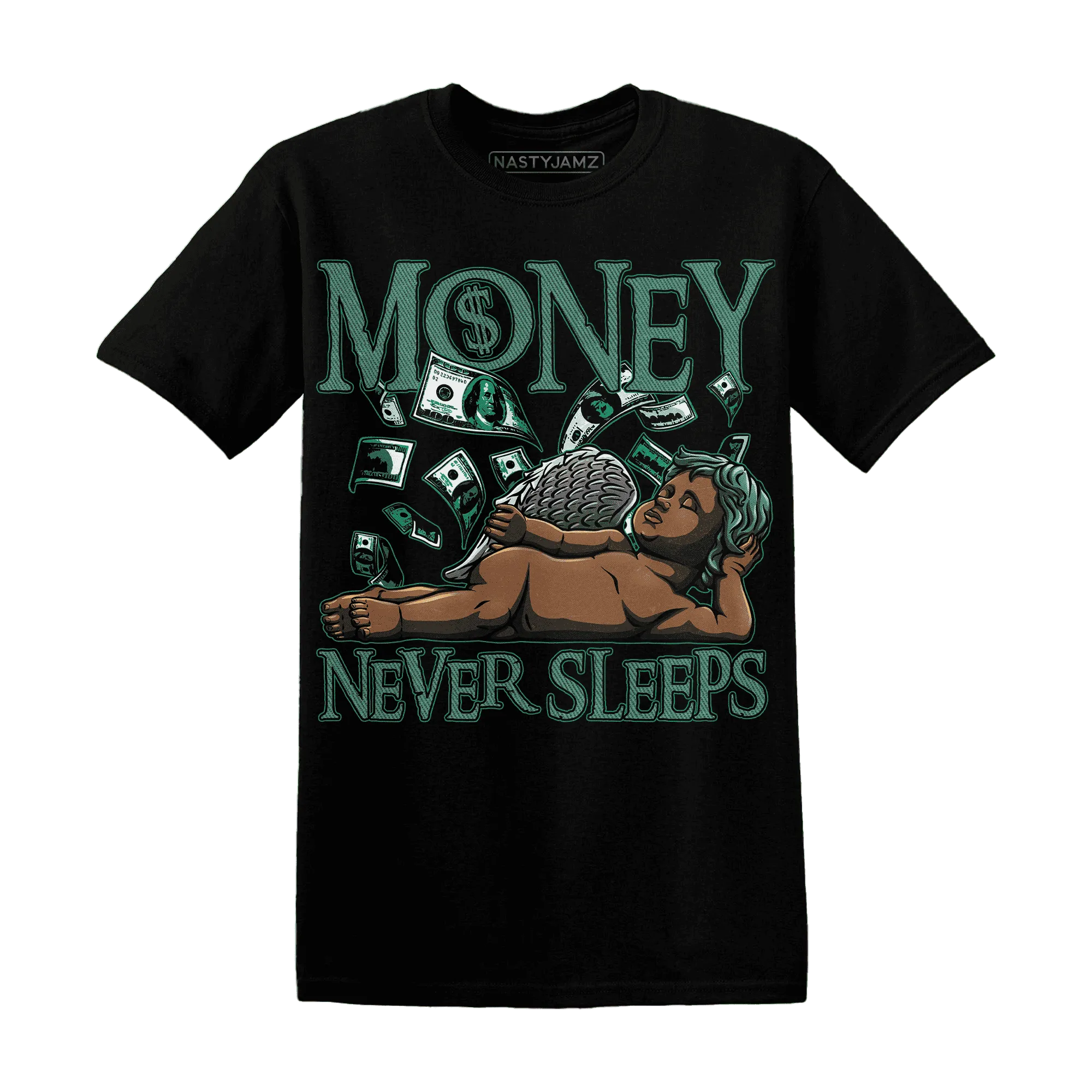Nina-CN-Abney-3s-T-Shirt-Match-Money-Never-Sleeps